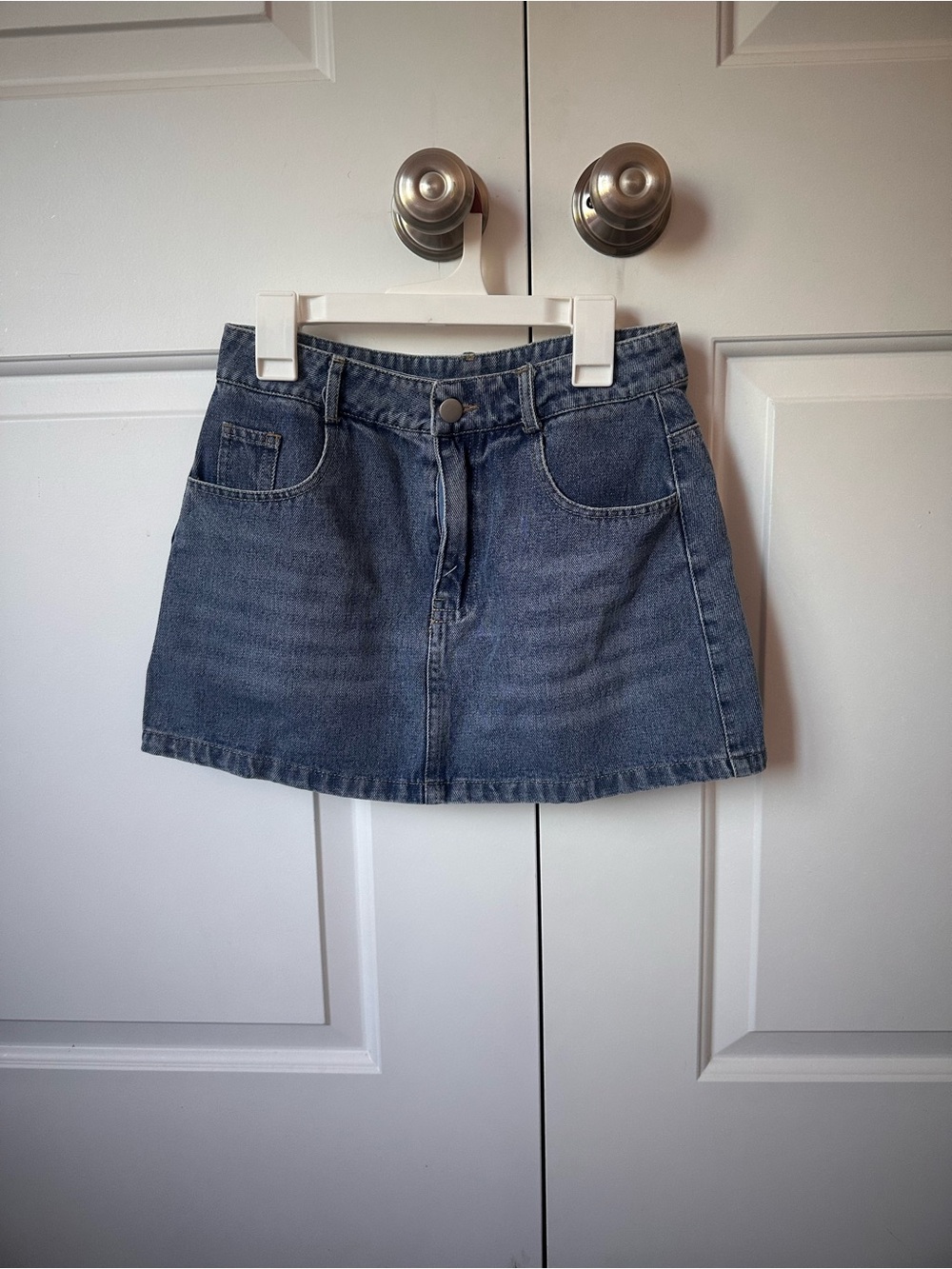 Amazon Denim Mini Skirt - Blue
